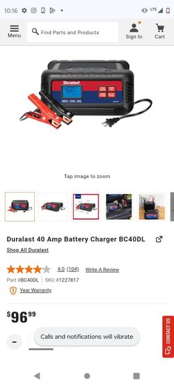 Battery Charger Duralast 