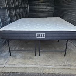 King Size Plank Mattress, GlacioTex Cooling Cover - Excellent Condition