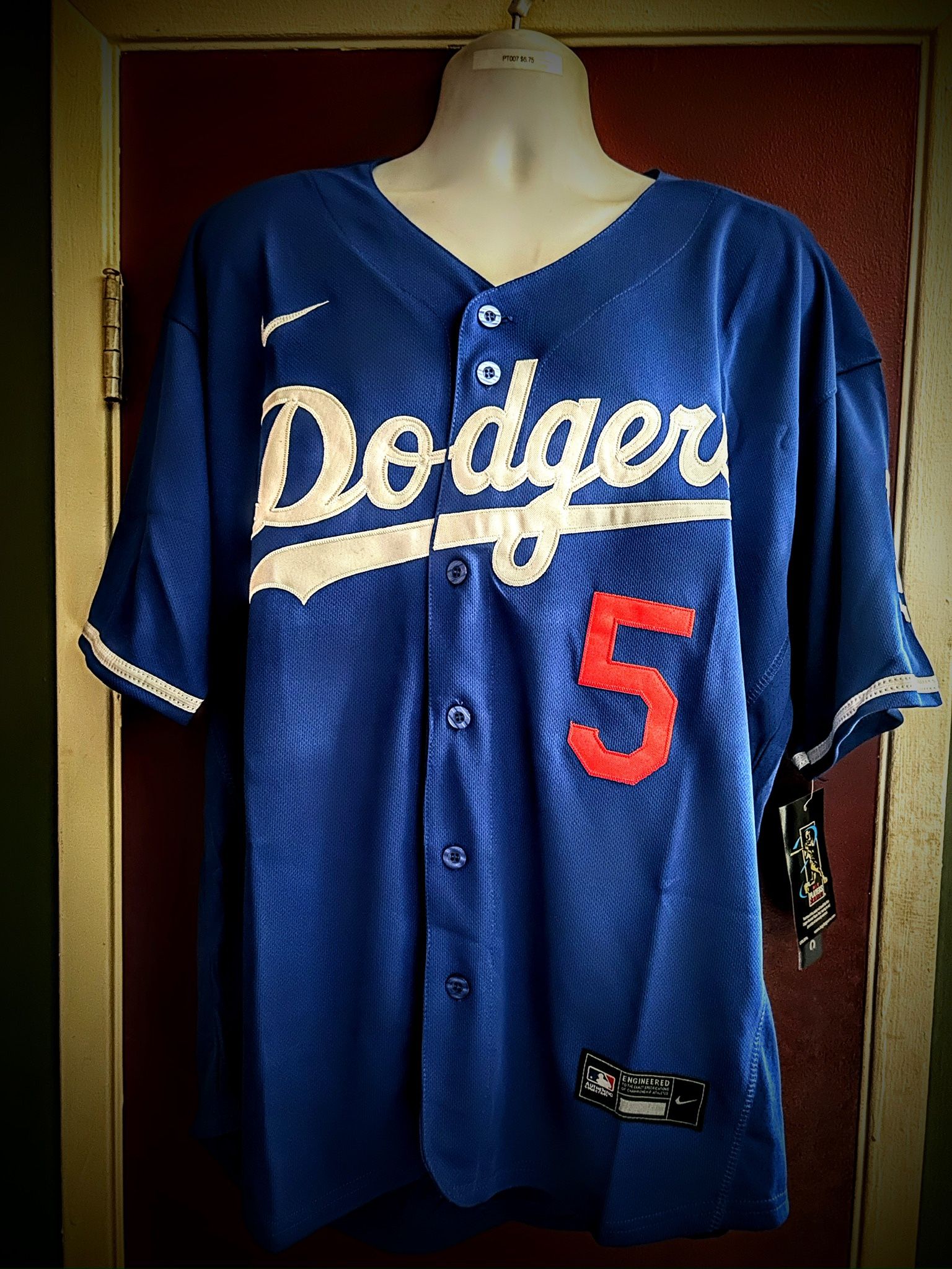 Los Angeles Dodgers #5 Freddie Freeman Baseball Jersey - 3X