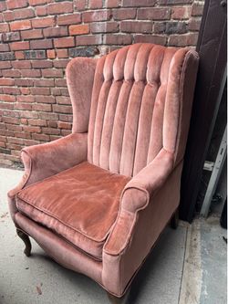 Pink Velvet Chair