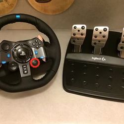 G29 Gaming Wheel With Pedals 