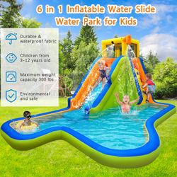 Inflatable Water Slide With Splash Pool 2310-n