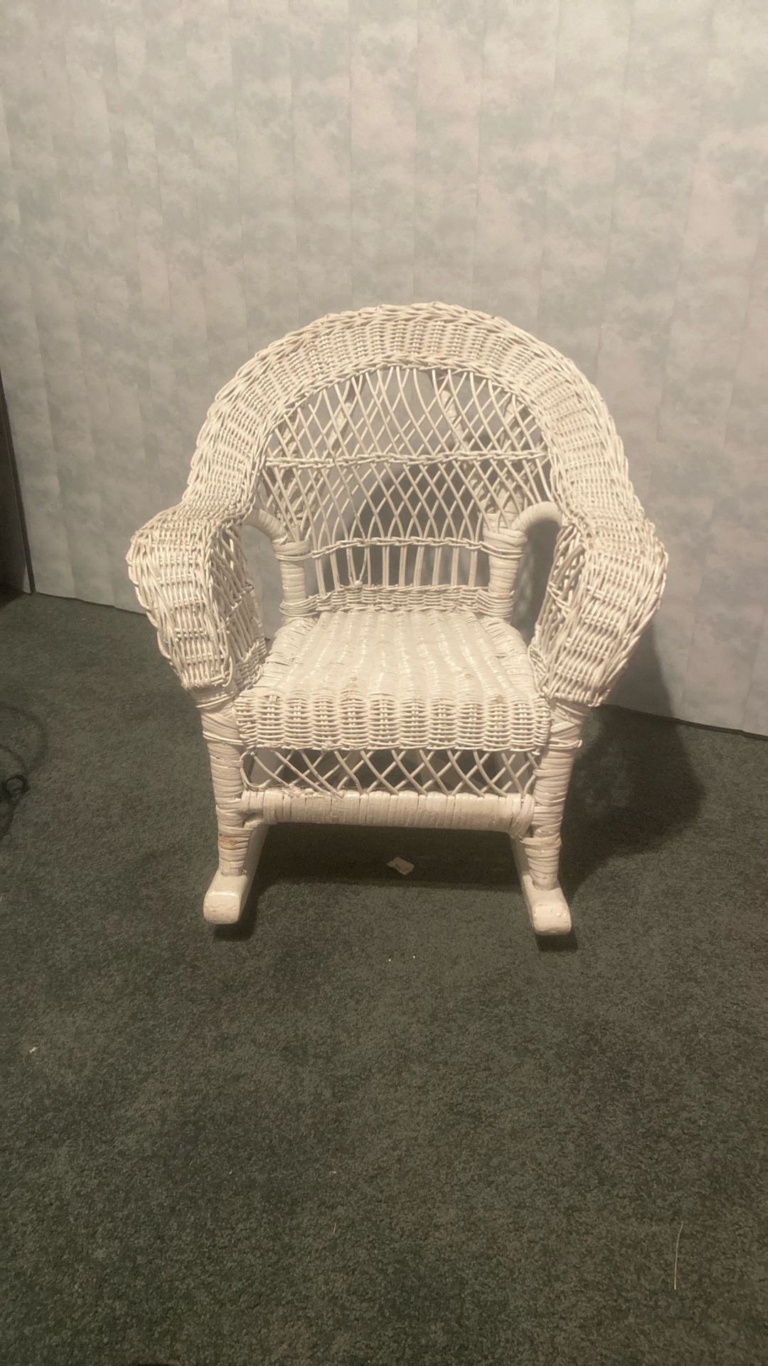 Kids Wicker Rocking Chair