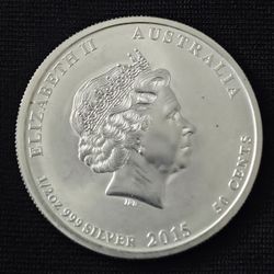 2015 1/2 oz 999 Silver Australia Battle of the Coral Sea