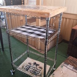 Tall Kitchen Cart On Wheels 
