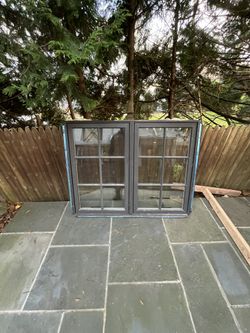 Pella Aluminum Clad Double Casement Window