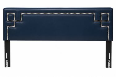 Queen blue headboard