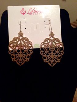 Gold plated earrings