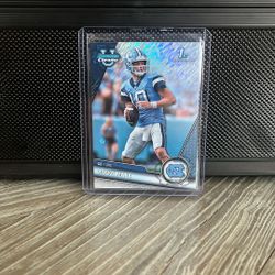 Drake Maye 1st Bowman Shimmer Refractor