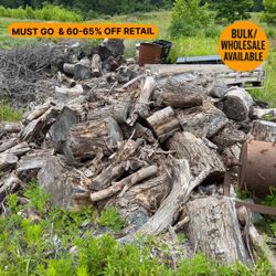60-65% Off Retail – Bulk Firewood Logs – Must Go 