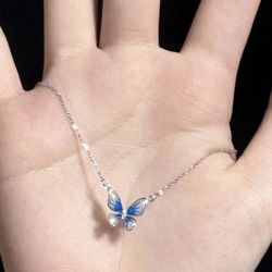 Elegant Simple Marble Butterfly