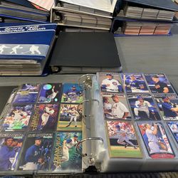Baseball Cards Over500 In Binder Mint