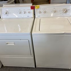 KENMORE WASHER DRYER SET 