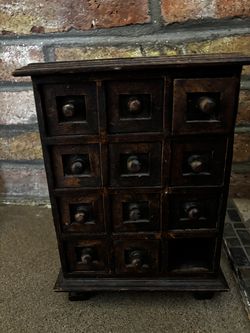 Vintage Set of Tiny Drawers