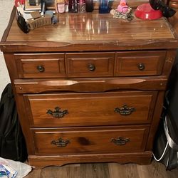Wood Nightstand