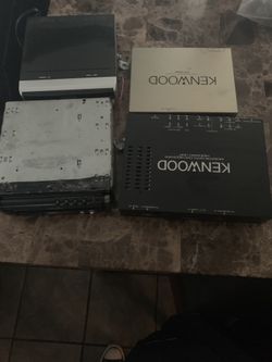 KENWOOD deck flip out w/dvd, navigation and tv receiver