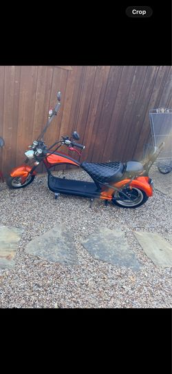 Electric Chopper Scooter Orange