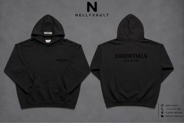 Essentials Black Hoodie