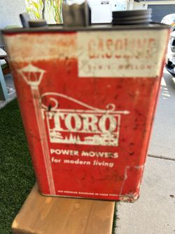 Vintage Toro 1 Gallon Gas Can