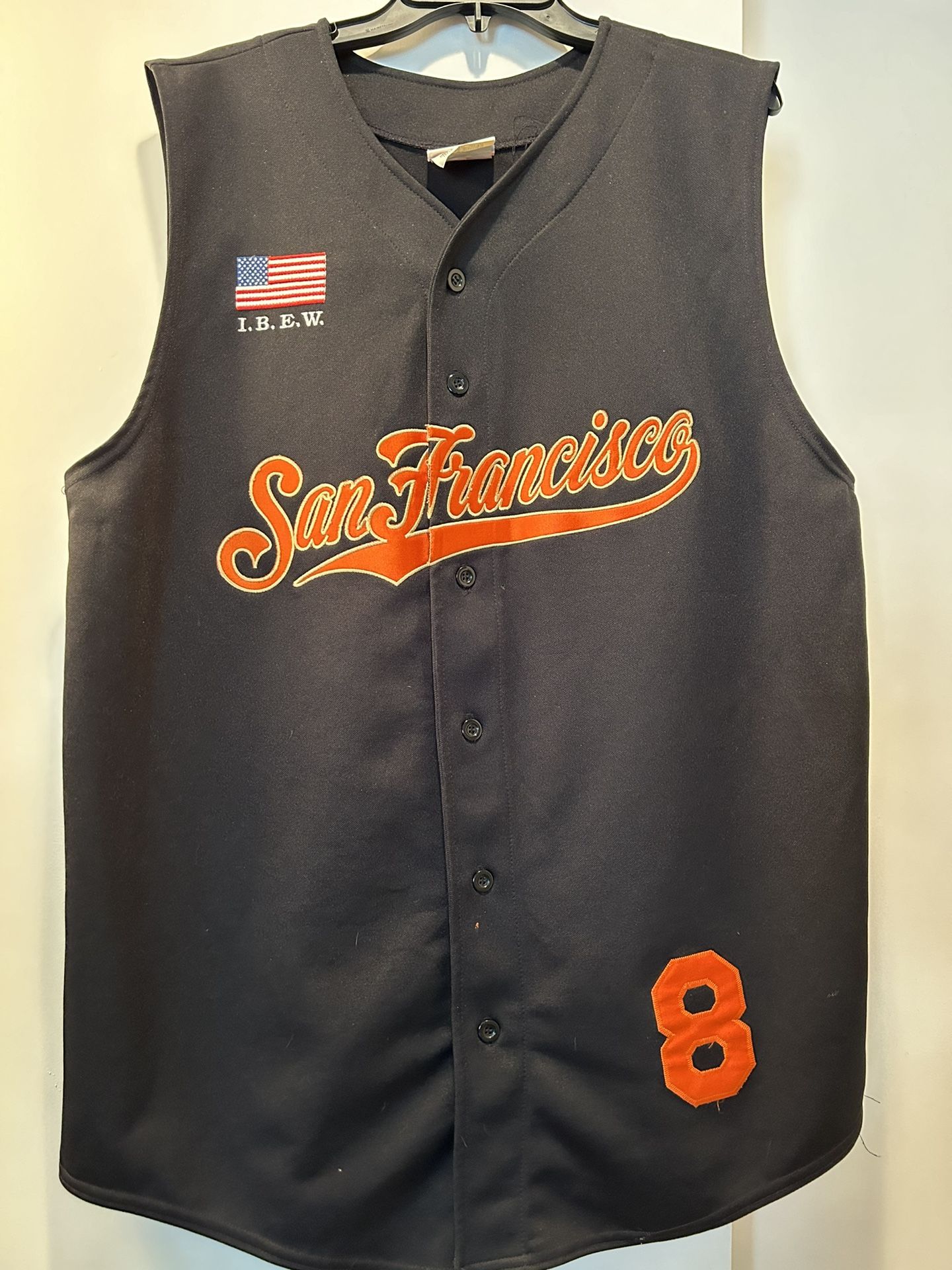 San Francisco Short Sleeve Baseball Jersey Men’s XXL