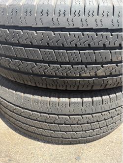 (2) 265/70R17 PAIR OF USED TIRES HERCULES 60% LIFE !!