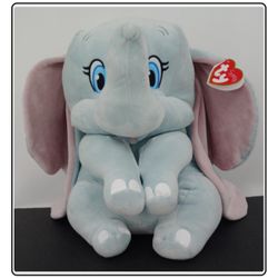 Ty Large Sparkle Beanie Baby Dumbo 16" Plush Disney Stuffed Animal NWT Soft