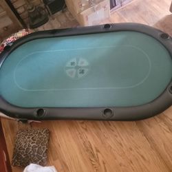 Poker Table,  In Good Condition 