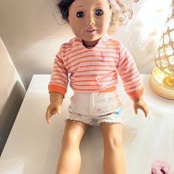American Girl Doll With Brown Skin And Curly Hair 