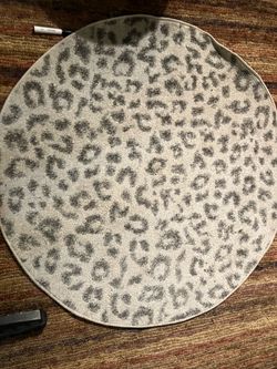 Brand new Animal print accent  rug