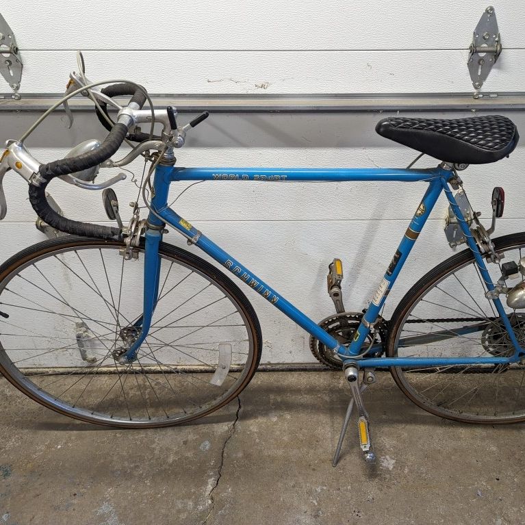 schwinn 10 speed bicycle Blue LeTour III 10-Speed 1970s Road Bike Beyond Grandmas House Schwinn World Sport Vintage 10