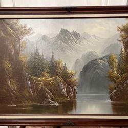 R Boren 'Signed' Oil Painting