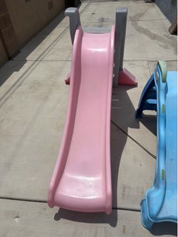 pink Step2 Naturally Playful Big Folding Slide.