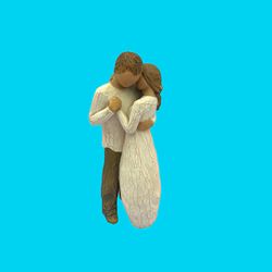 Vintage Willow Tree "Promise" Figurine by Susan Lordi (2003) - Hand-Carved Marriage/Wedding/Couple Gift 9”