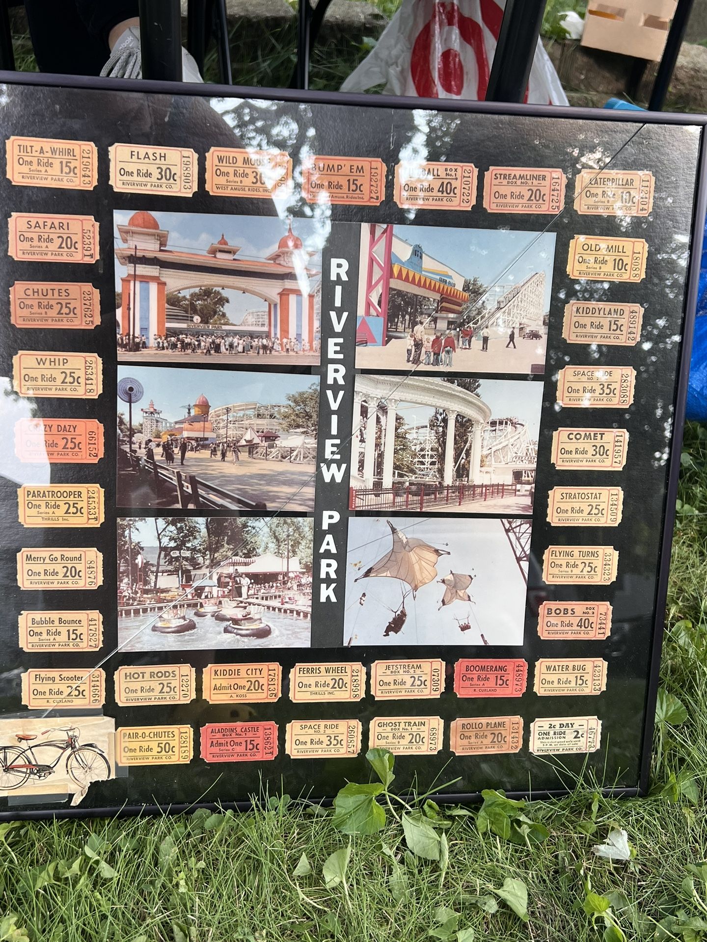 Riverview Park Framed Ticket