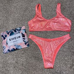 Brand New Shein Coral Bikini  