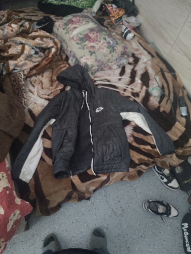 Black And White Nike Windbreaker