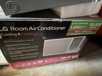 Lg ac and heater 18k btu