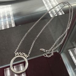 James Avery Mom Hoop Necklace 