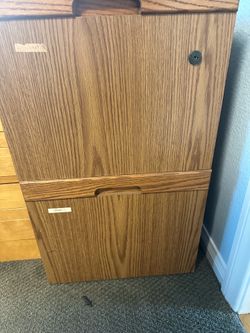 Two drawer filing cabinet