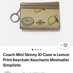Coach Mini Skinny Id Case