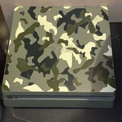 Digital Only Camo Version PlayStation Slim PS4 Video Game Console Call Of Duty Cod World War II 2