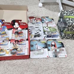 Hot Wheels Disney Characters Lot