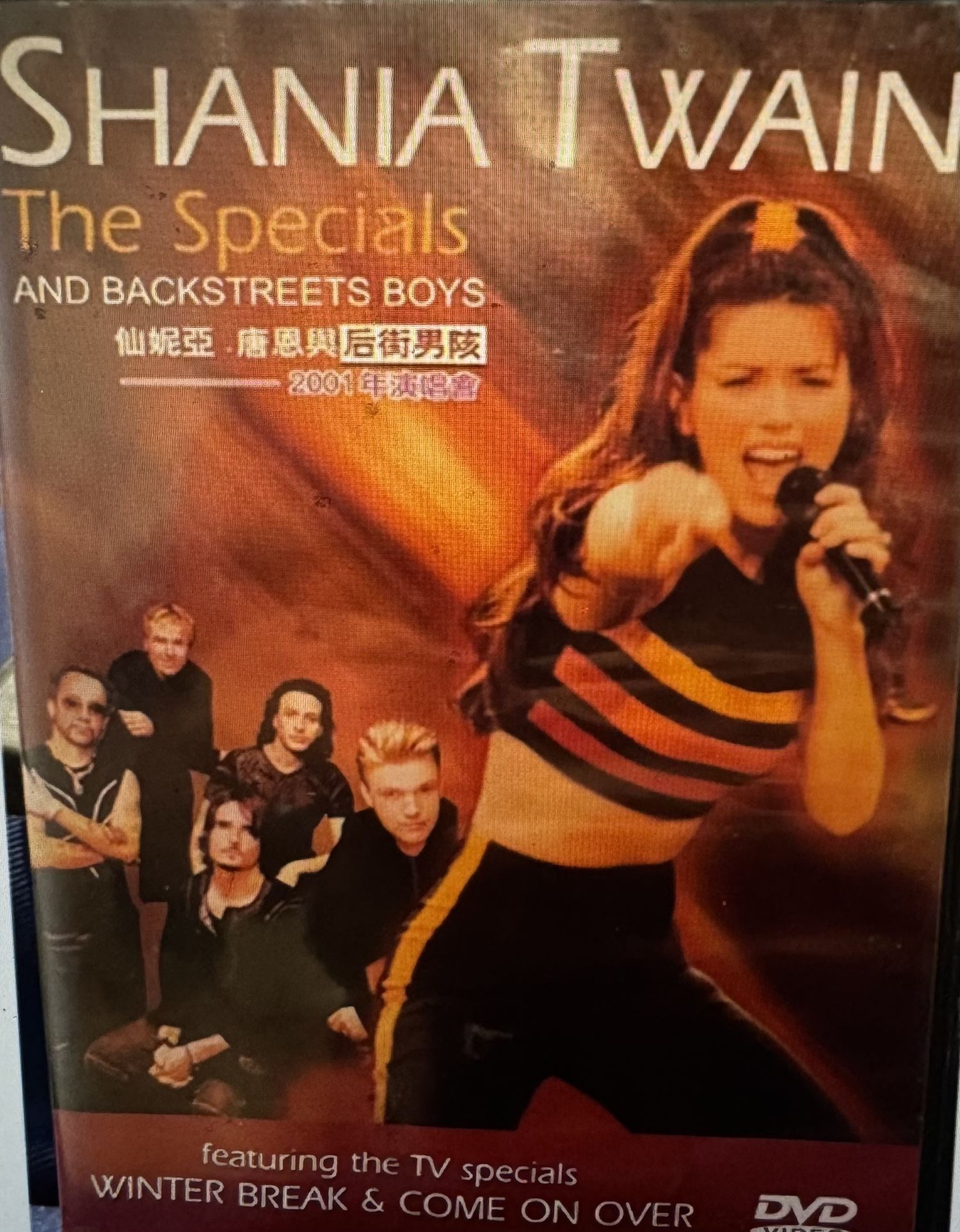 Shania Twain The Specials and Backstreet Boys 2001 ft. Winter Break DVD Video