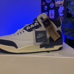 Air Jordan 3 Retro OG x A Ma Maniére “Diffused Blue” – Size 11 – New DS