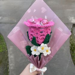 Crochet Single Rose 