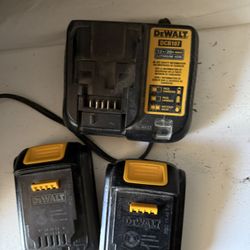 Dewalt Charger And Battery’s 