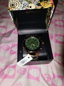 Ed Hardy Green Watch