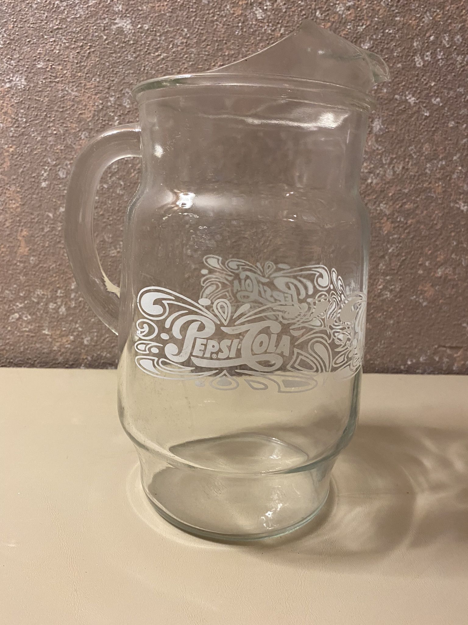 Pepsi Cola Glass Pitcher