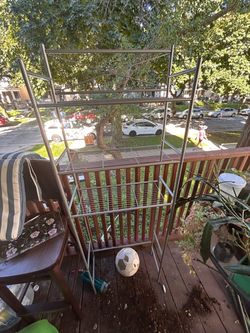 Metal Freestanding Clothes Drying Rack or over the toilet stand