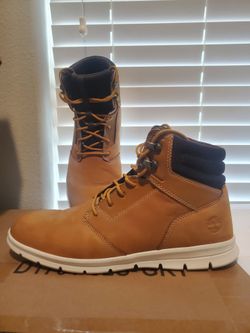 Timberland Graydon Men's Wheat Sneaker Boots Size 11 with Powerstep Insoles